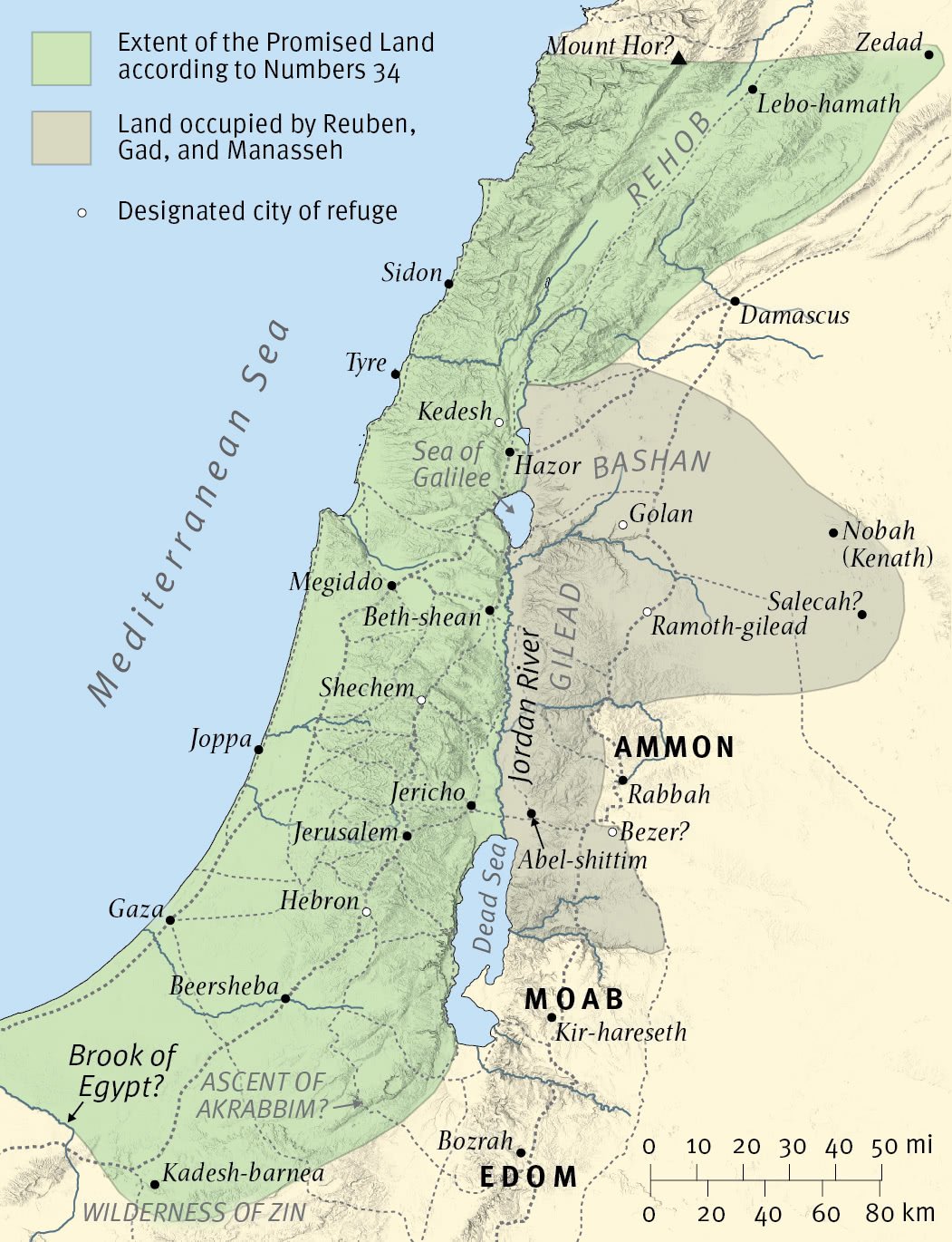 The Boundaries of the Promised Land