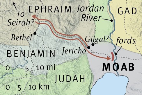 Ehud Defeats the Moabites