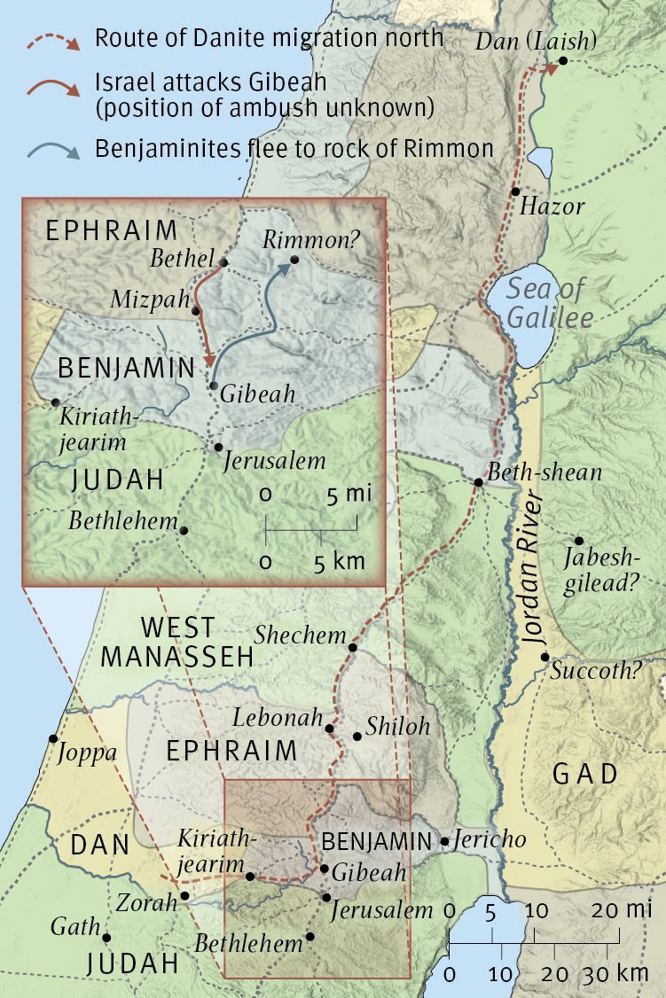 Dan’s Migration and Israel’s War with Benjamin