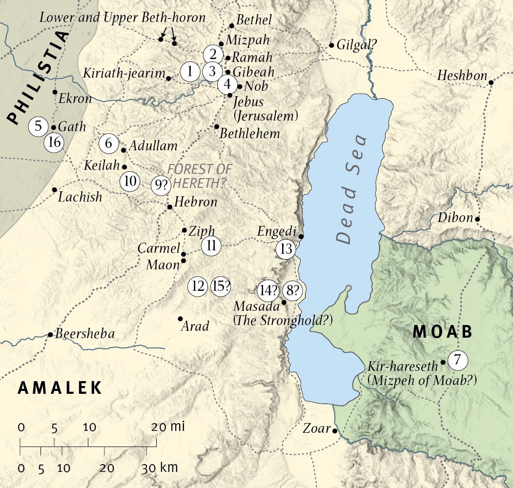 David Flees from Saul