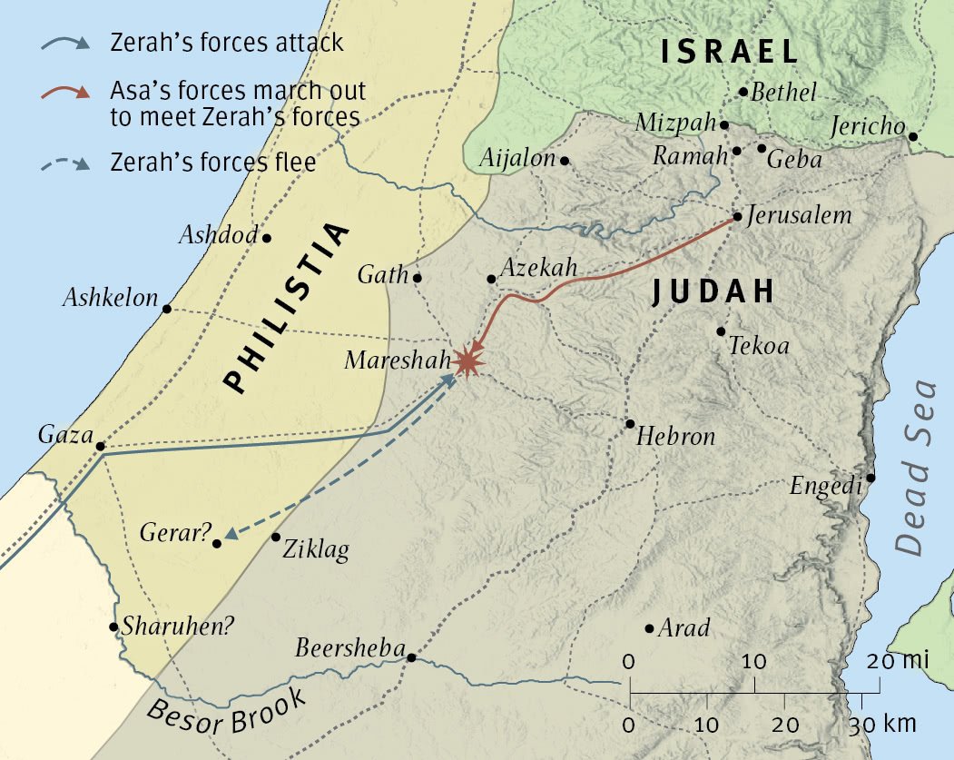 Zerah Attacks Judah