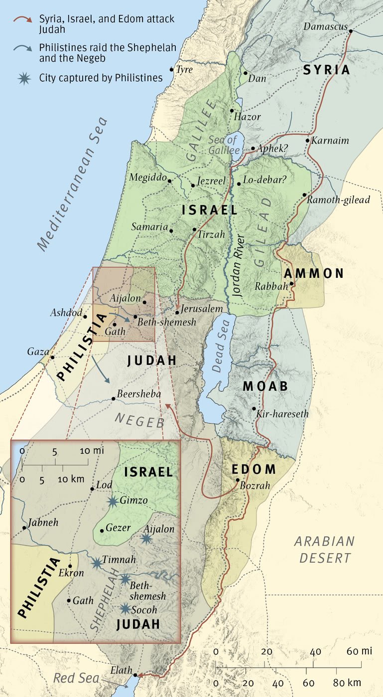 Syria and Israel Attack Judah