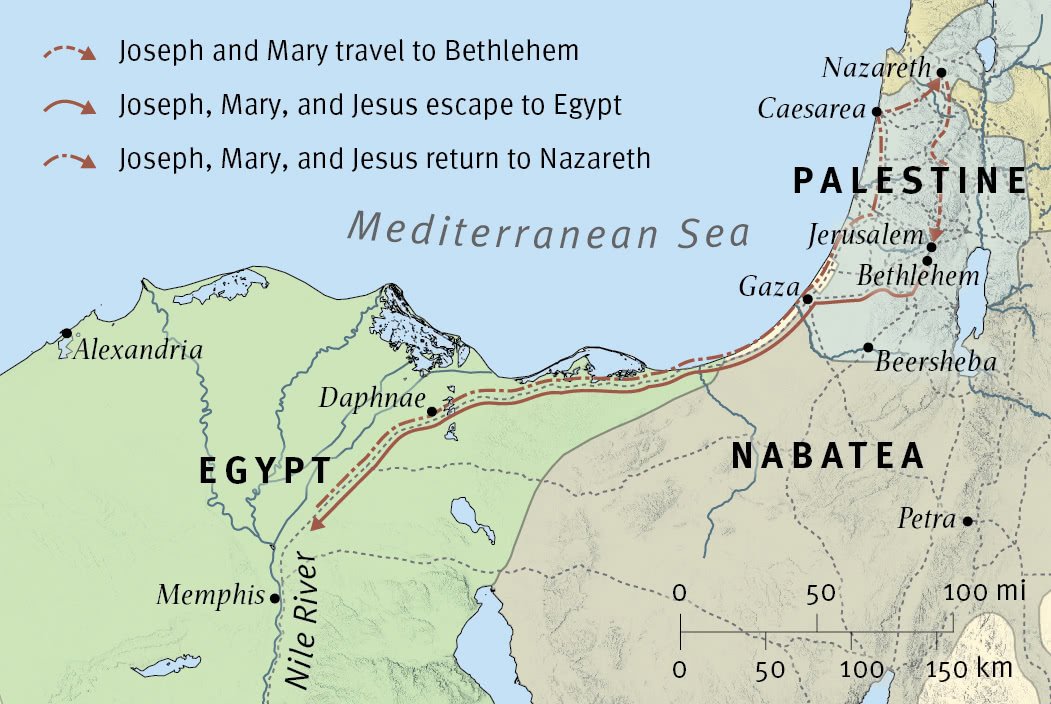 Jesus’ Birth and Flight to Egypt